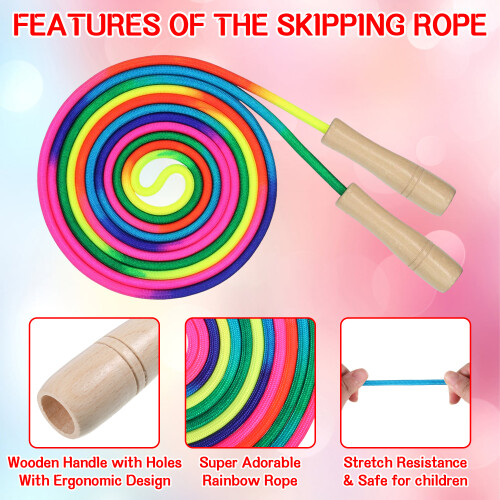 Adjustable Skipping Rope Durable Craftsmanship And Non-toxic For Kids 1