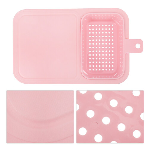 Schneidebrett Filter Kunststoff Multifunktions Rosa 2