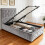 Comfy Living (3ft Single, Silver) Colorado Bed Frame with Lucy Mattress 6