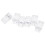 30Pcs Acrylic Transparent Name Badge Holders Spring Loaded Clips 5