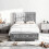 Comfy Living (3ft Single, Silver) Colorado Bed Frame 2