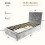 Comfy Living (3ft Single, Silver) Colorado Bed Frame 5