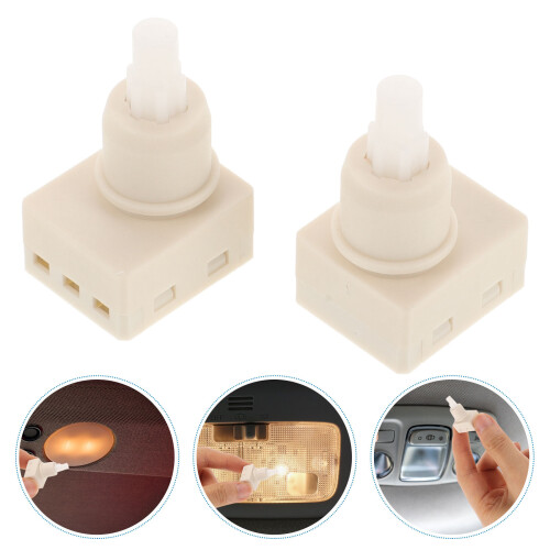 Dome Light Switch Ersatz Weiß ABS 2 2