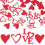 100Pièces Confettis Papier Rouge Pour Mariage 1