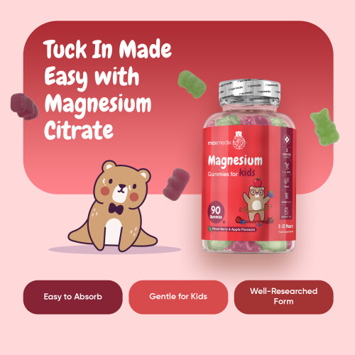 maxmedix Kids Magnesium Gummies - 90 Gummies 2