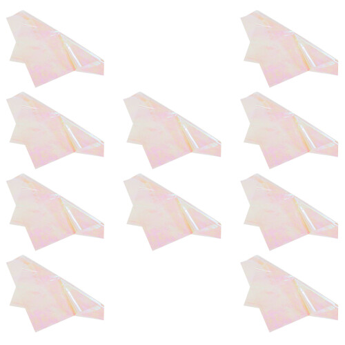 10 Bögen Cellophan Kunststoff Blumenstrauß Papier