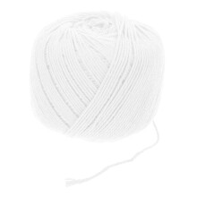 1 -Strang Baumwollseil Armband Weiß