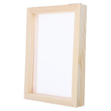 Wood Art Bilderrahmen Materialpaket Diy Bastelset Khaki