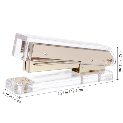 Acryl Gold Tischhefter Klassisch Modern Büroaccessoire 1