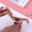 Acryl Gold Tischhefter Klassisch Modern Büroaccessoire 4
