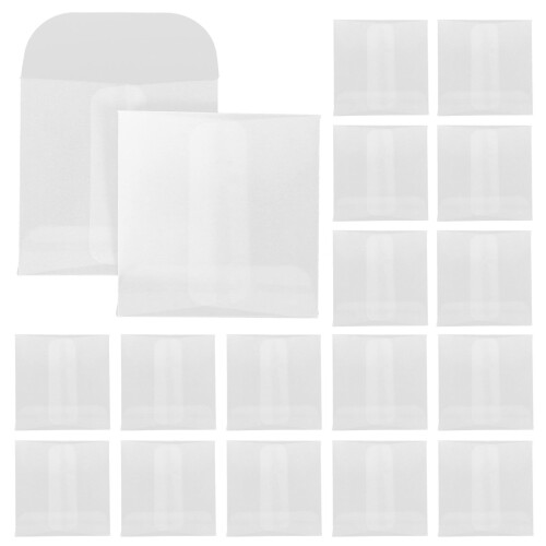 30St Wit Papieren Sieradenzakjes Met Translucent Ontwerp