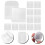 30St Wit Papieren Sieradenzakjes Met Translucent Ontwerp 4