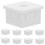 Raindrops 20 Gatenloze Eindkap Beveiligingsrail Plug Accessoires 10