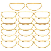 20 Gepäckanhänger Kette Für Rucksack Schlüsselanhänger Gold