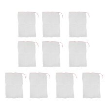 20 Aquarium Filter Netzbeutel Aus Weißem Nylon