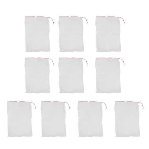 20 Aquarium Filter Netzbeutel Aus Weißem Nylon