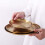 Raindrops Dinnerware Goldene Schmuckteller Geschirr Für Die 9
