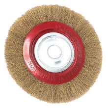 Golden Steel Wire Brush, Perfect For Cleaning And Polishing Use