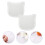 2 Stuks Acryl Geweven Bord Haak Mand 2