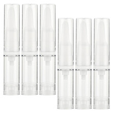 6Pcs Lightweight Airless Pump Bottles for Travel Lotion and Foundation