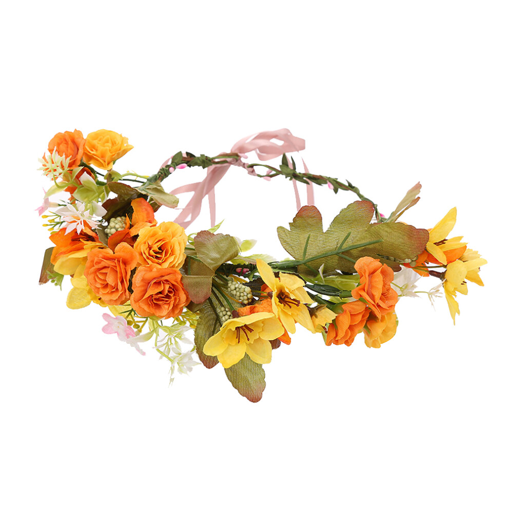 2 Stuks Bruidskrans Haar Grote Haarband Voor Vrouwen-image