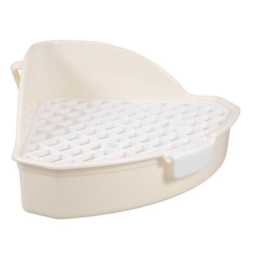 2Stk Rabbit Triangle Potty Corner Kleintier Toilette 1