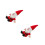 2 Stuks 11,0 Inch Kerstman Pop Speelgoed 8