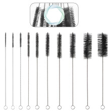 10 Extra Lange Strohreinigungsbürste Aus Und Nylon