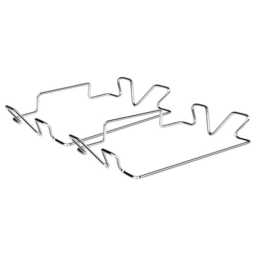 2 Großer Müllbeutelhalter 18,5x14x6 Cm Silber