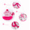 1 Set Mesh Kinderanzug Polyester Baumwolle Bedruckter 8