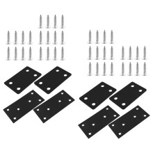 Furniture Corner Brackets Schwarz 1 Satz