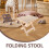 1Chaise Pliante Bois Beige , Pour Voyages Maison 9