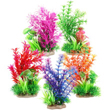 10Pcs Aquarium Aquatic Plants Fish Tank Fake Grass Decor