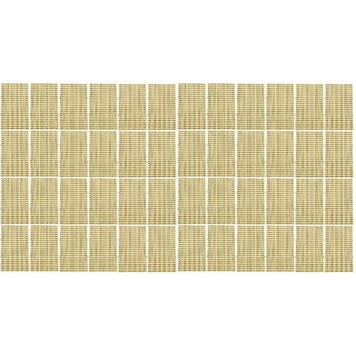 8000 Transparante Zwarte Waterdichte Labels 2