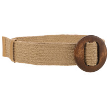 Boho Geflochtener Elastischer Hosen Gürtel Für Frauen Männer Khaki