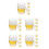 25 Mini Biergläser Für Puppenhaus Party 7