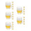 25 Mini Biergläser Für Puppenhaus Party 4