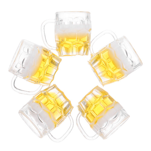 25 Mini Biergläser Für Puppenhaus Party 2