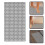 Tpe Bathroom Floor Mat Grey 1pcs 27.6x15.7in 7