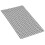 Tpe Bathroom Floor Mat Grey 1pcs 27.6x15.7in 9