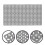 Tpe Bathroom Floor Mat Grey 1pcs 27.6x15.7in 5