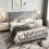 Comfy Living (4ft6 Double, Silver) Colorado Bed Frame with Tanya Mattress 1
