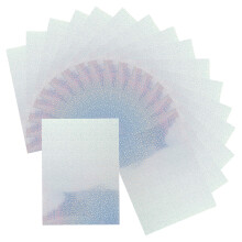 20 Blatt Klebeetiketten Holografisches Druckpapier 29,70x21,00x0,01cm