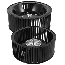 2Pcs Precision Metal Range Hood Fan Wheel for Quiet Home Exhaust Fans