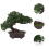 2Stk Künstliche Im Topf Bonsai 10