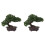 2Stk Künstliche Im Topf Bonsai 2