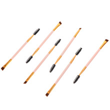 Angled Eye Brow Brush Rosa 6 16x0,39 Holz Aluminium