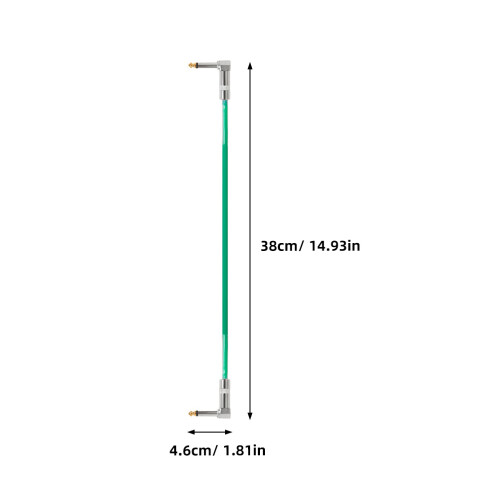 Pedal Patch Kabel 6,35 Mm Für Gitarren Effektgeräte 1