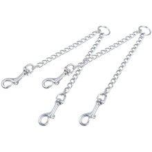 2Stück Verbindungselement Mit Haken Für Hundehalterung Metall