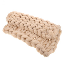 Sofadecke Für Couch Chunky Strick Beige 1Stück